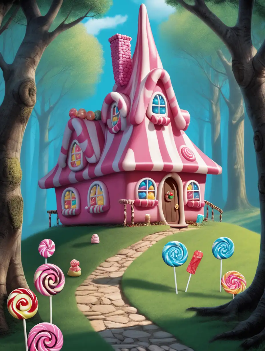 Enchanted Candy House Hidden in the Woods
