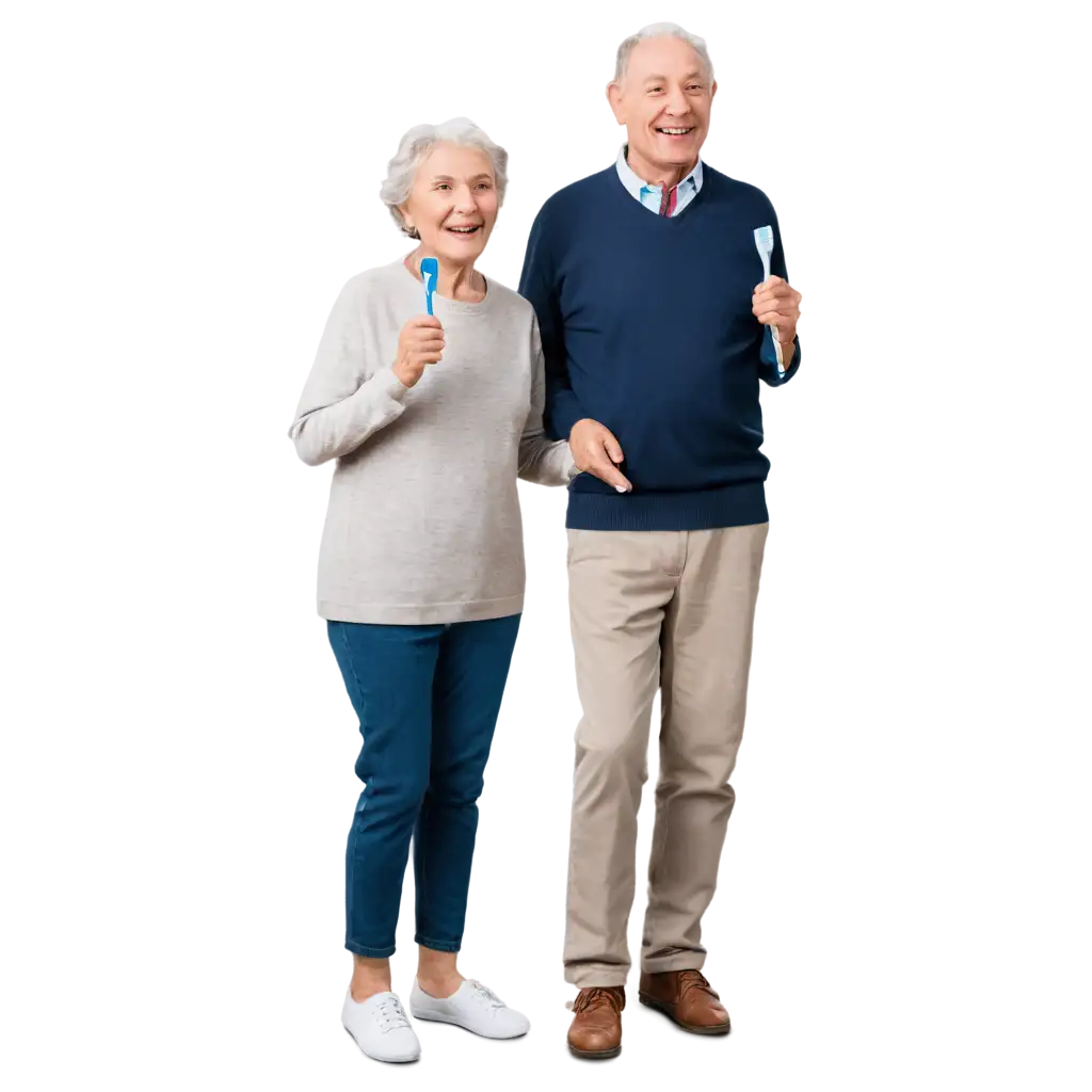 Grandparents-Holding-Toothbrushes-HighQuality-PNG-Image