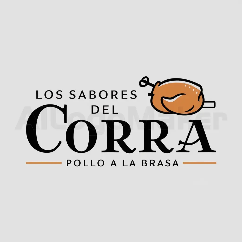 LOGO-Design-for-Los-Sabores-del-Corral-Grilled-Chicken-Inspiration-for-Authentic-Restaurant-Experience