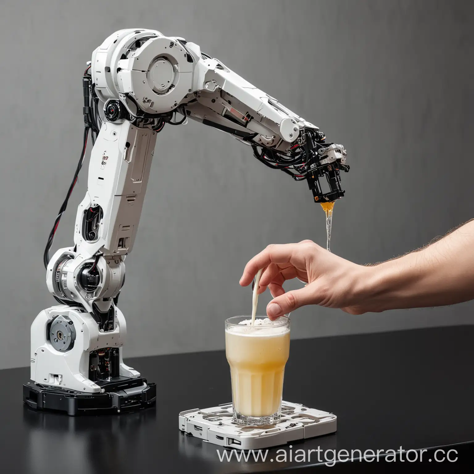 Modular-Robotic-Arm-Serving-Drinks-Futuristic-Automation-in-Hospitality