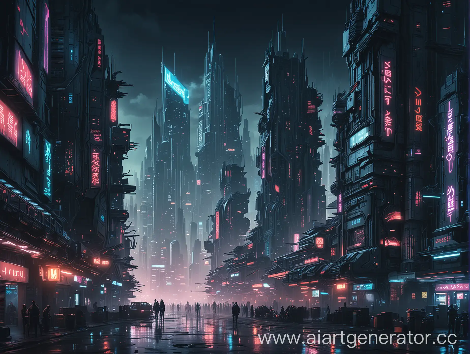 Futuristic-Cyberpunk-Cityscape-at-Night-in-Stunning-4K-Resolution