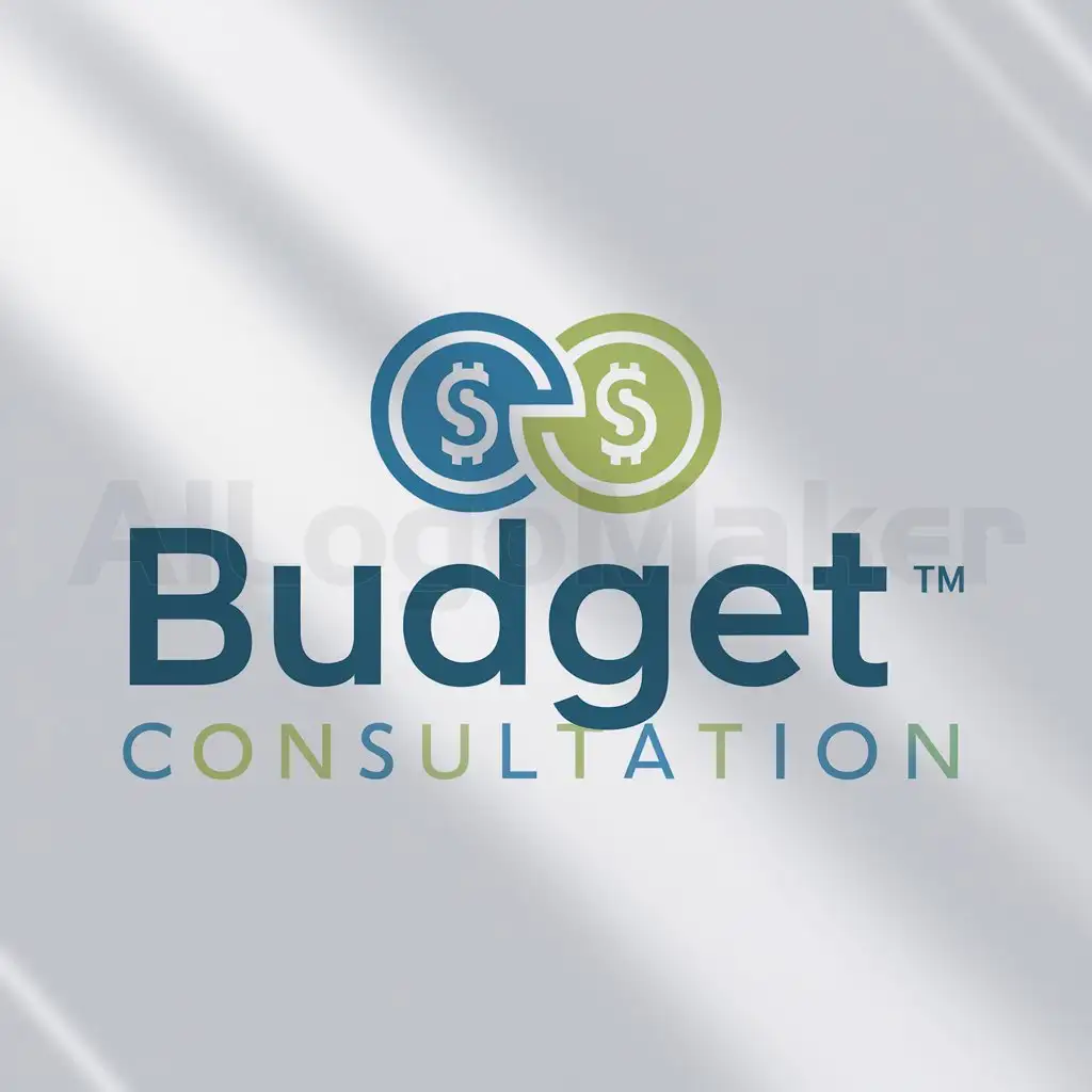 a logo design,with the text "Budget Consultation", main symbol:money,Moderate,be used in Finance industry,clear background