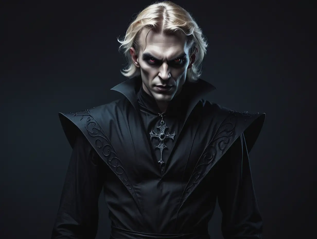Evil-FairHaired-Man-Sorcerer-in-Black-Clothing