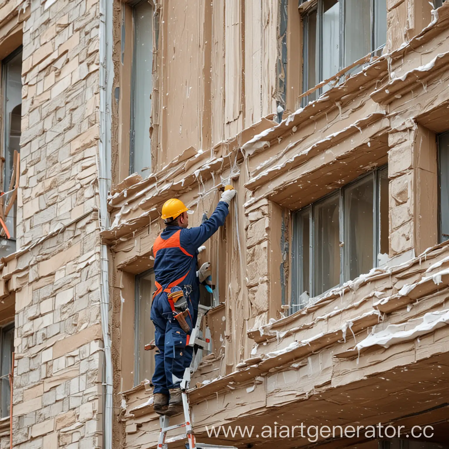 Facade-Decoration-Worker-Gluing-Ornamental-Features-to-a-Building
