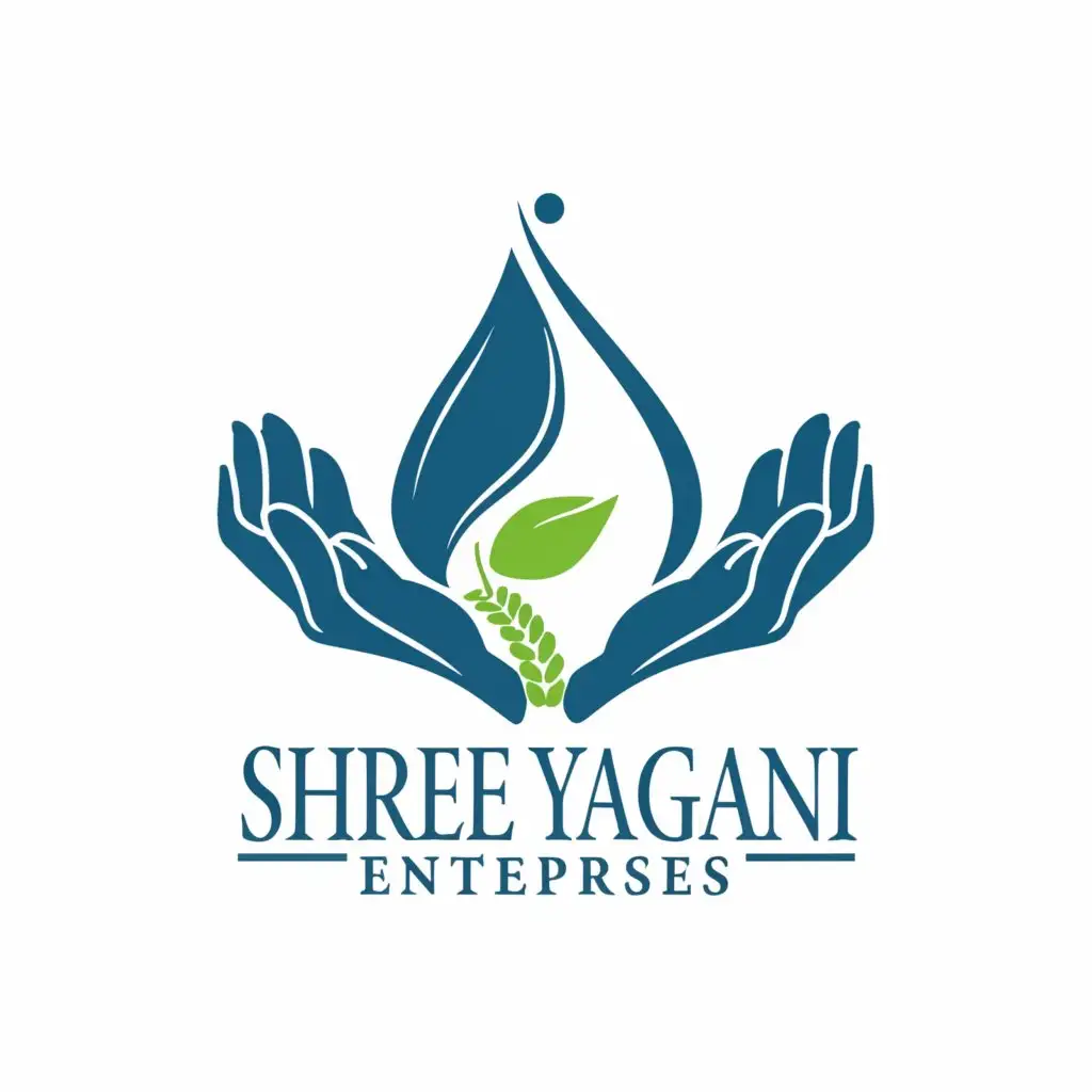 LOGO Design For Shree Yaganti Enterprises Serene Hands Serving with ...