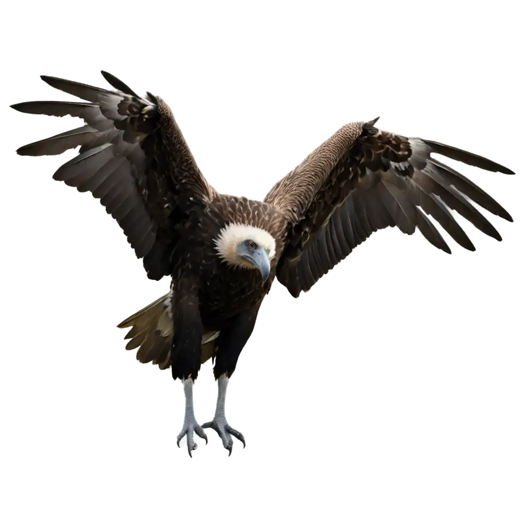 Vulture-PNG-A-Majestic-Bird-of-Prey-in-Transparent-Format