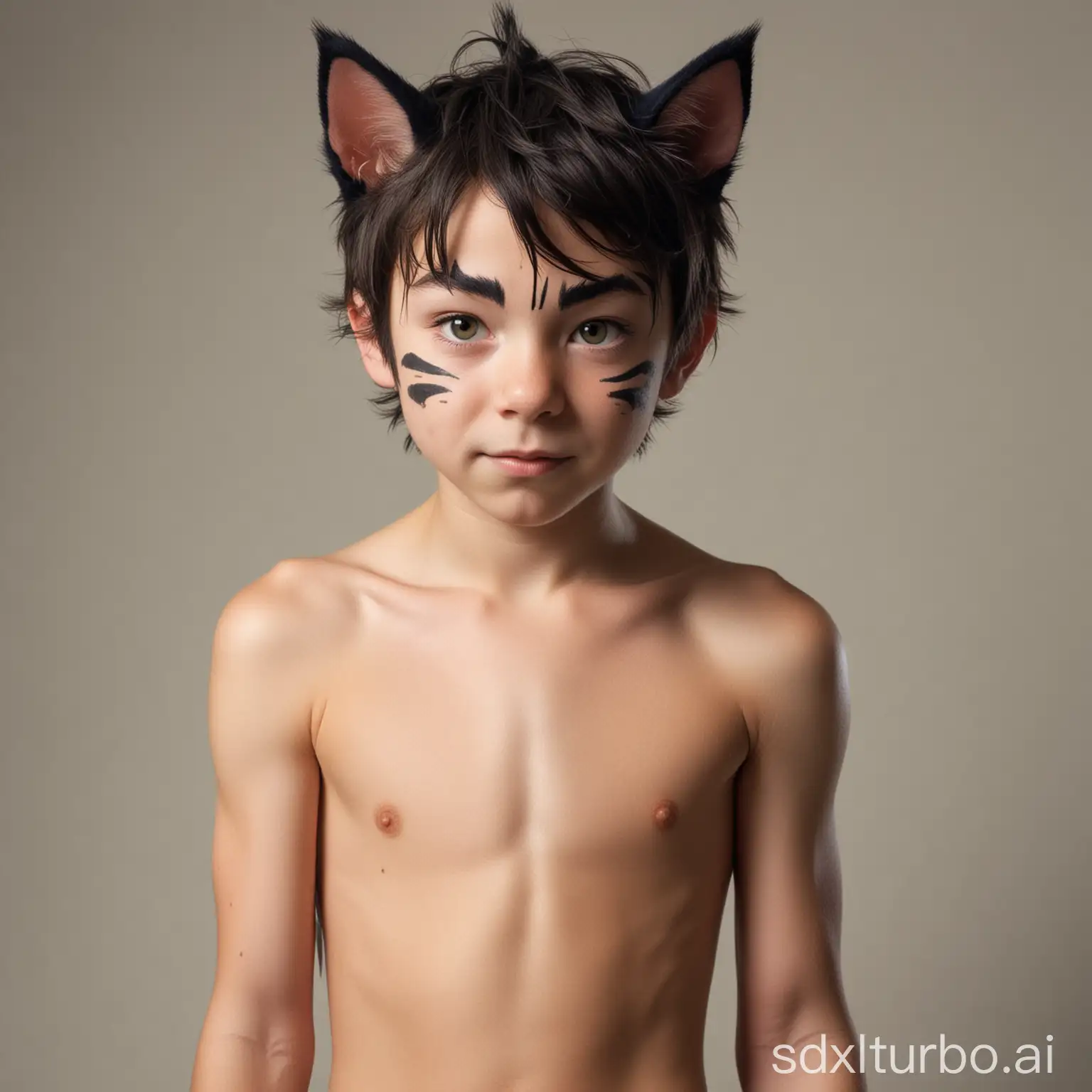 Adorable-Catboy-Posing-Playfully-with-Enigmatic-Charm