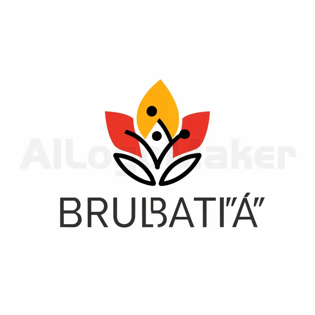 a logo design,with the text "Brubatá", main symbol:Nature, black community and Embera Chami community, travel,complex,be used in Travel industry,clear background