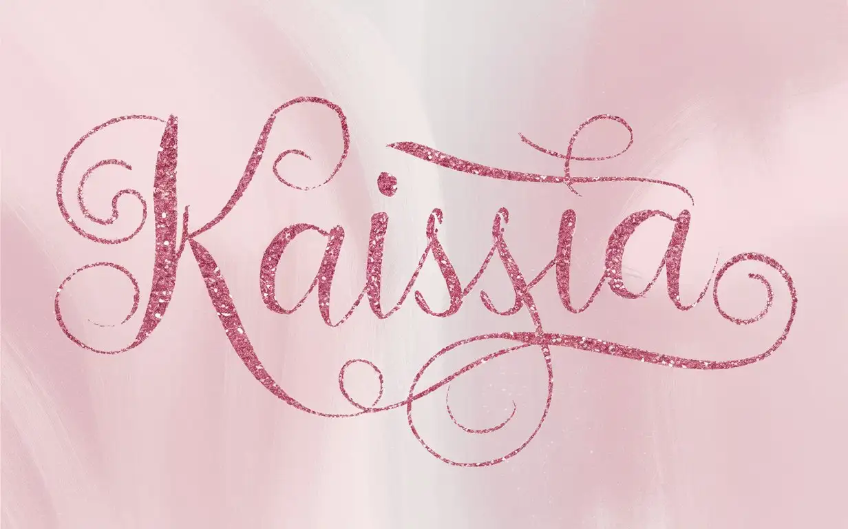 Written with girly letters : Kaissia
