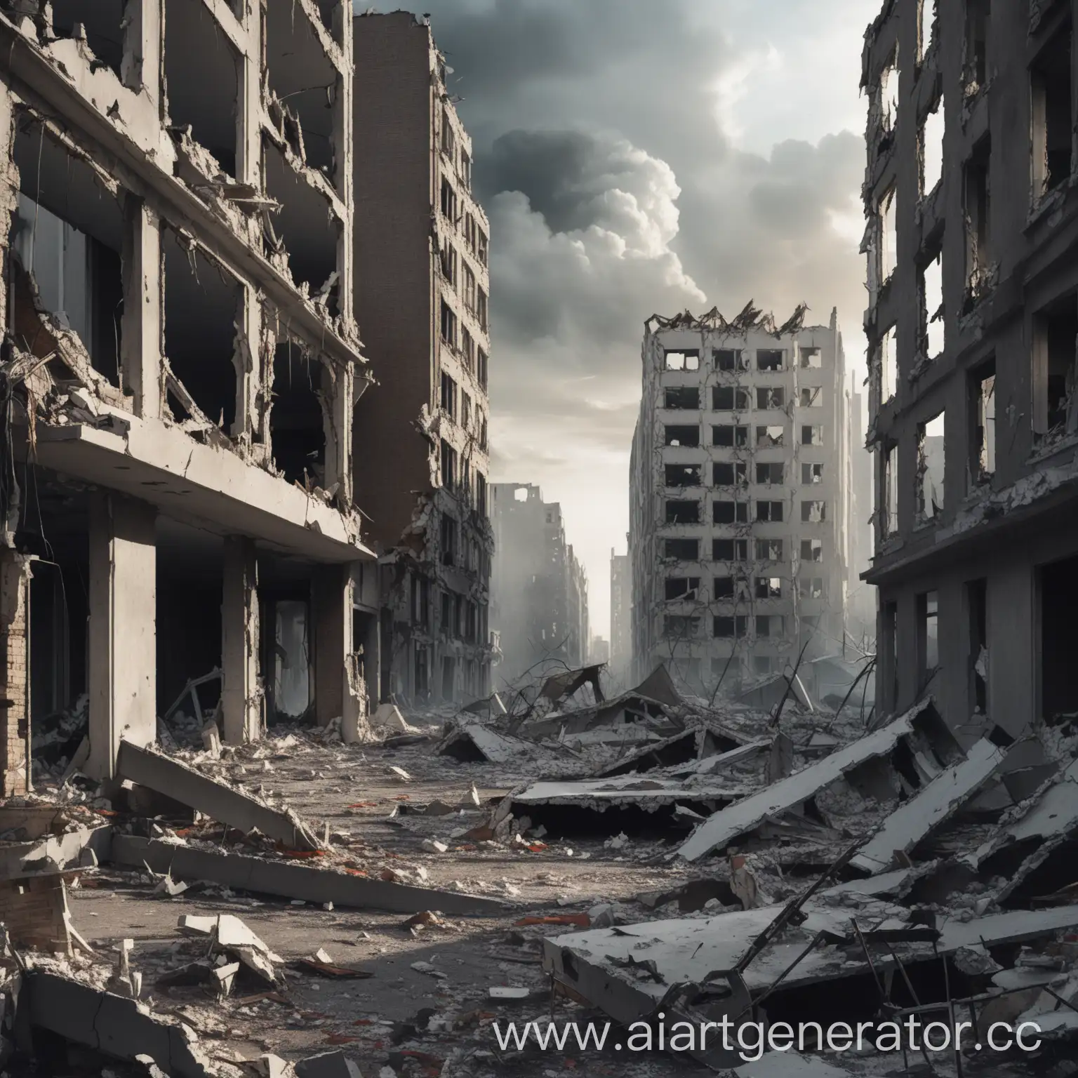 PostApocalyptic-Cityscape-Urban-Devastation