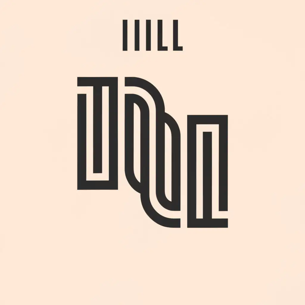 a logo design,with the text "IIILLL", main symbol:IIILLL,complex,be used in Clothing industry,clear background