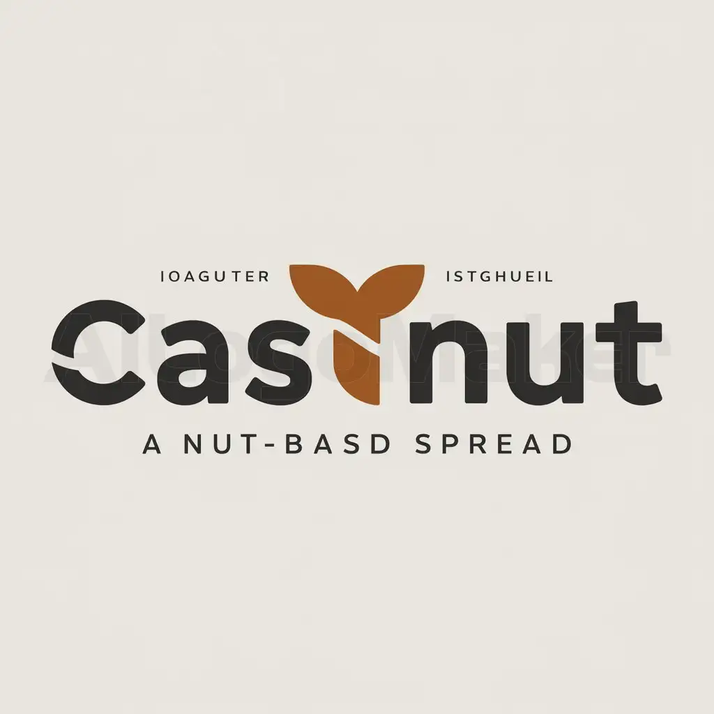 a logo design,with the text "CastNut", main symbol:I want to make a product similar to Nutella that is made of chestnut or Brazil nut,Moderate,clear background