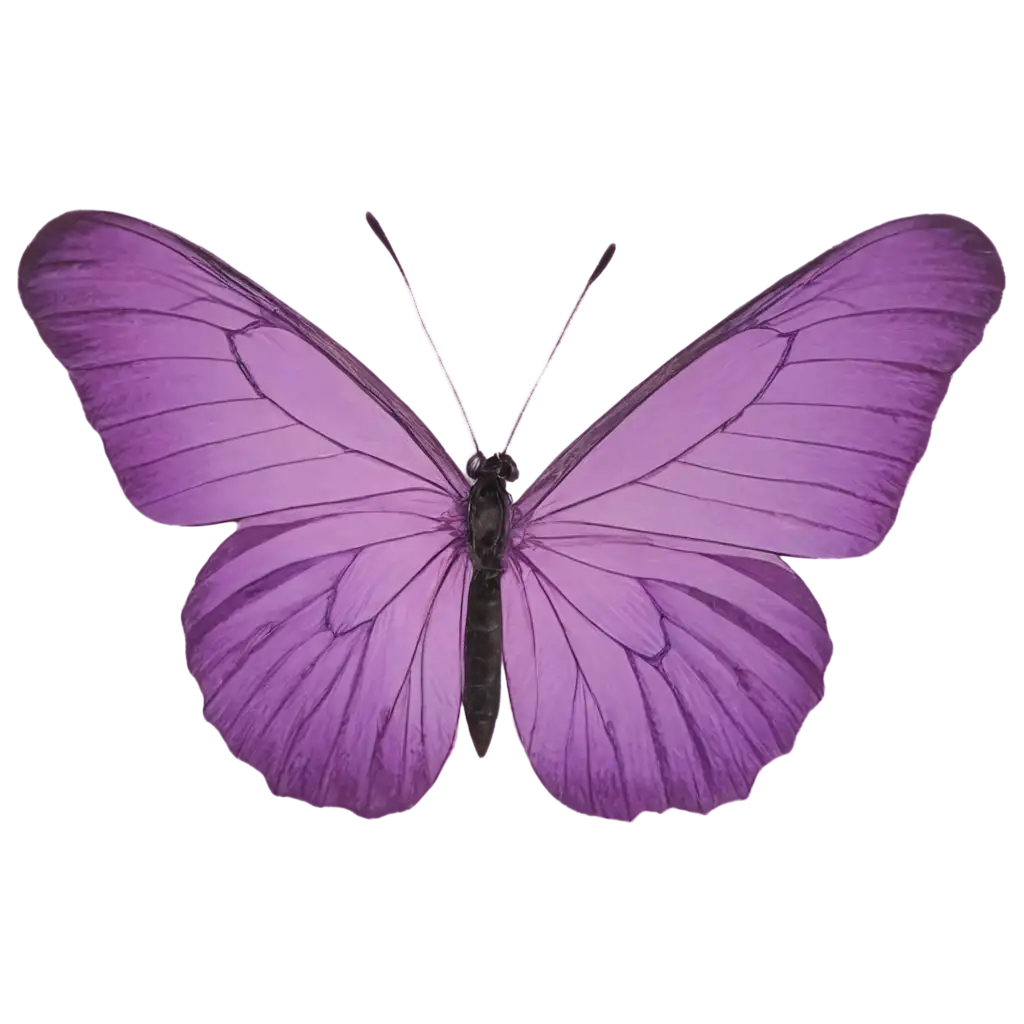 Mariposa-de-Color-Lila-PNG-Beautiful-Butterfly-Illustration-in-Purple