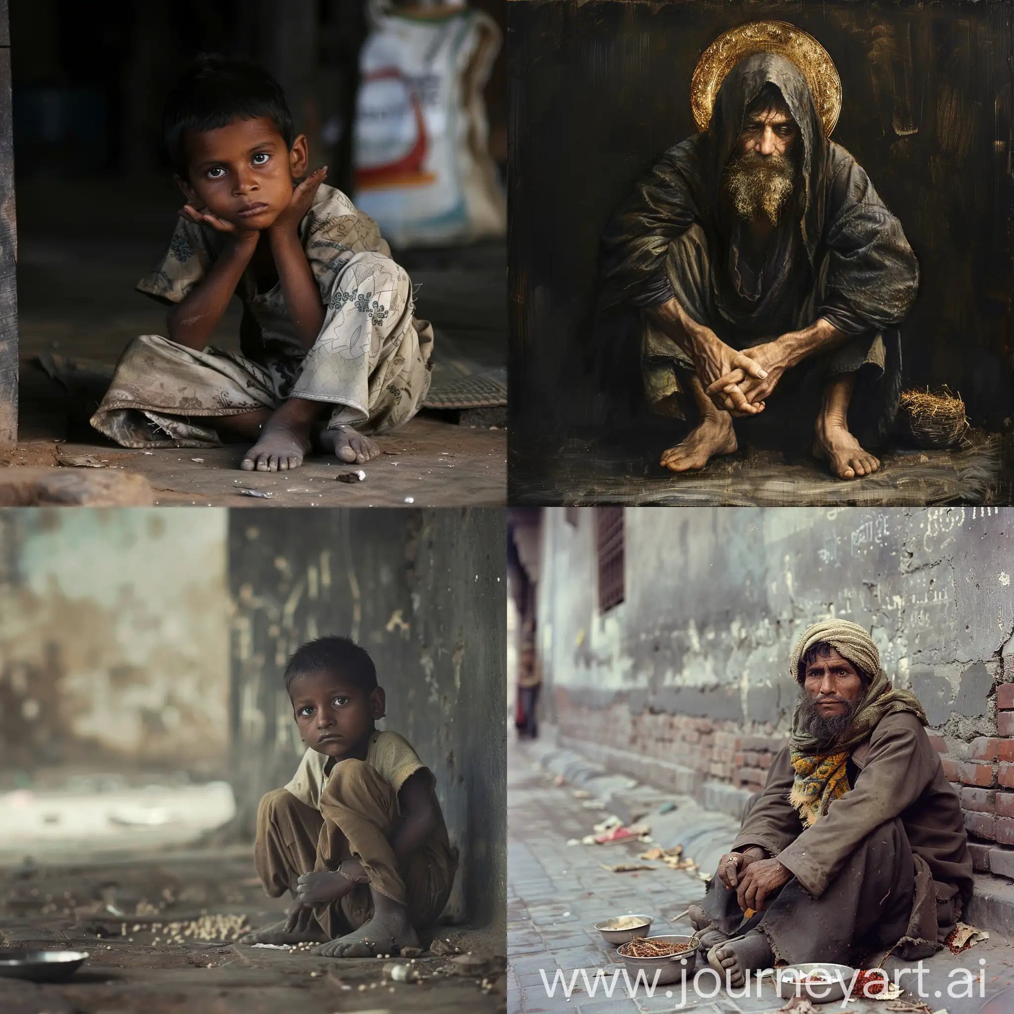 Portraying-Spiritual-Poverty-A-Solitary-Figure-in-Vast-Emptiness