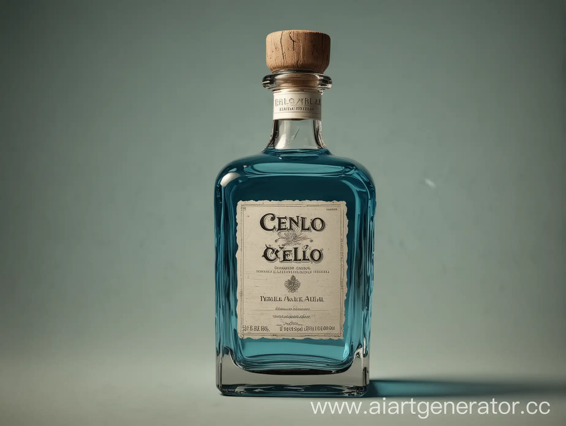 Cielo-Azul-Tequila-Bottle-Elegantly-Displayed-with-Prominent-Branding