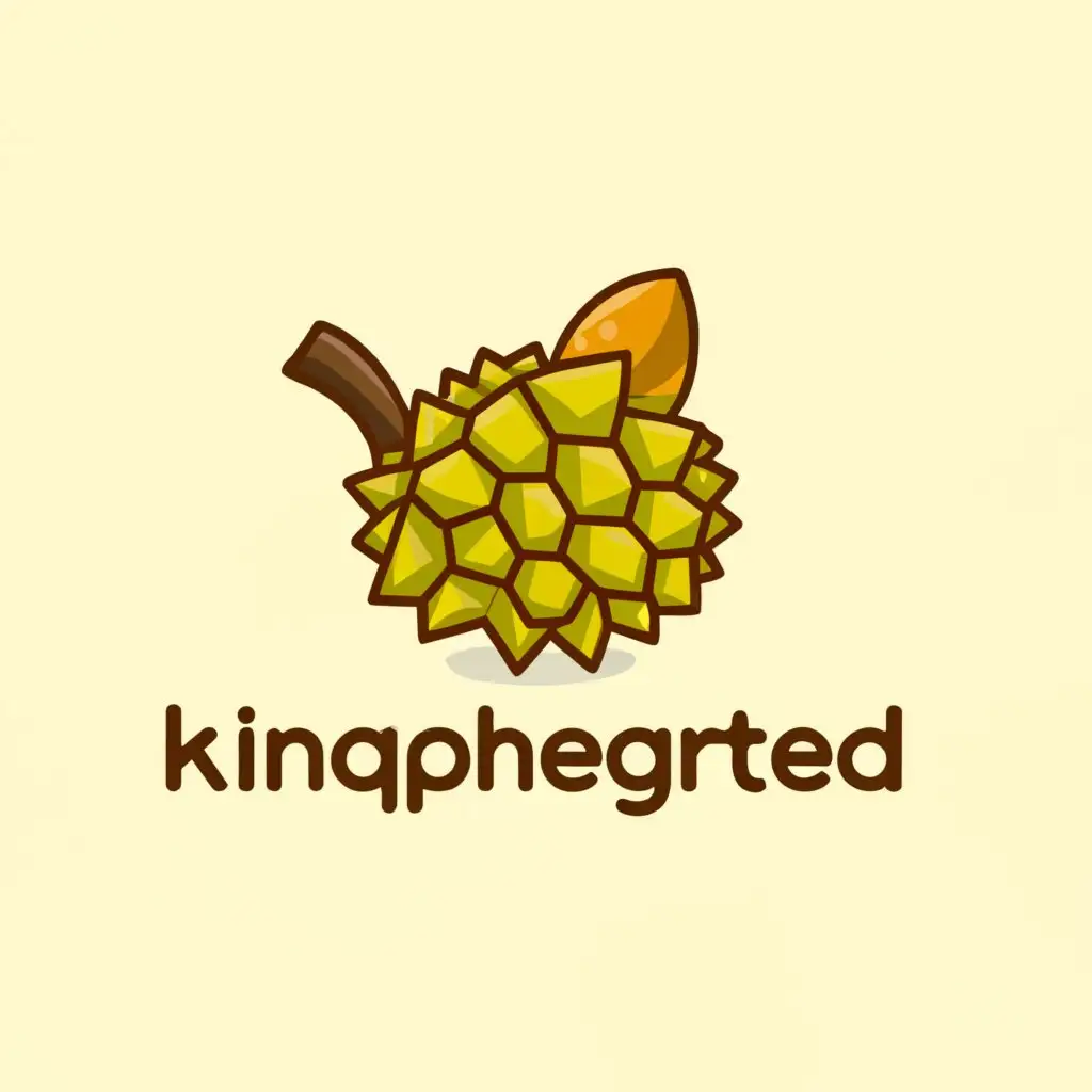a logo design,with the text '惠心', main symbol:Durian,Minimalistic,be used in Internet industry,clear background
