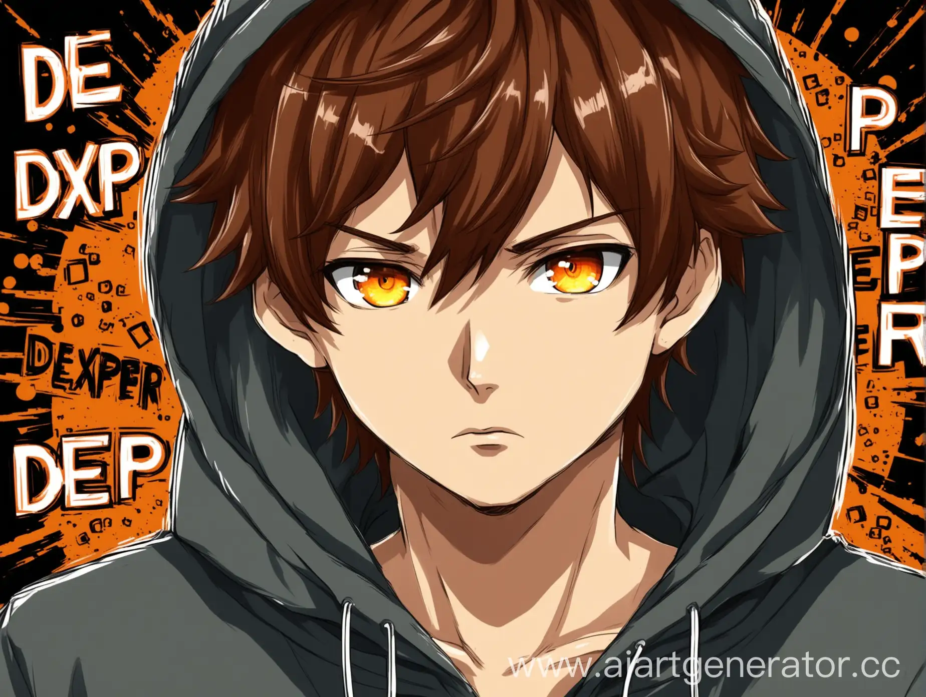 Anime-Boy-with-Amber-Eyes-and-Chestnut-Hair-in-Dexpper-Hoodie