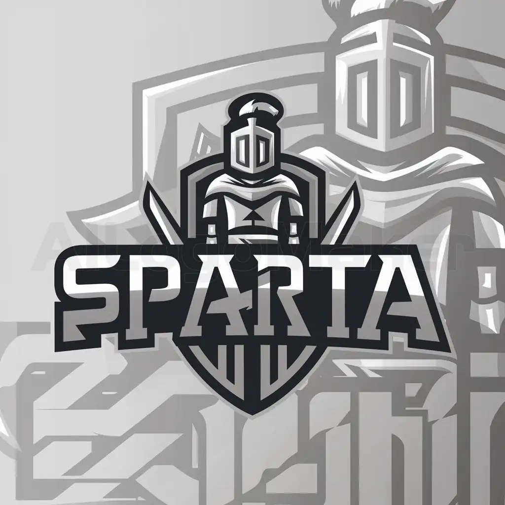 LOGO-Design-for-SPARTA-Knightly-Emblem-of-Courage-and-Clarity
