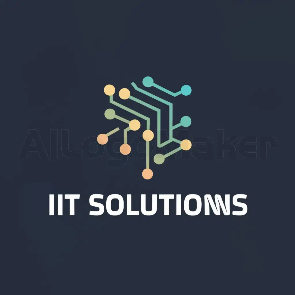 a logo design,with the text " IT Solutions
", main symbol:IT symbols,Moderate,clear background
