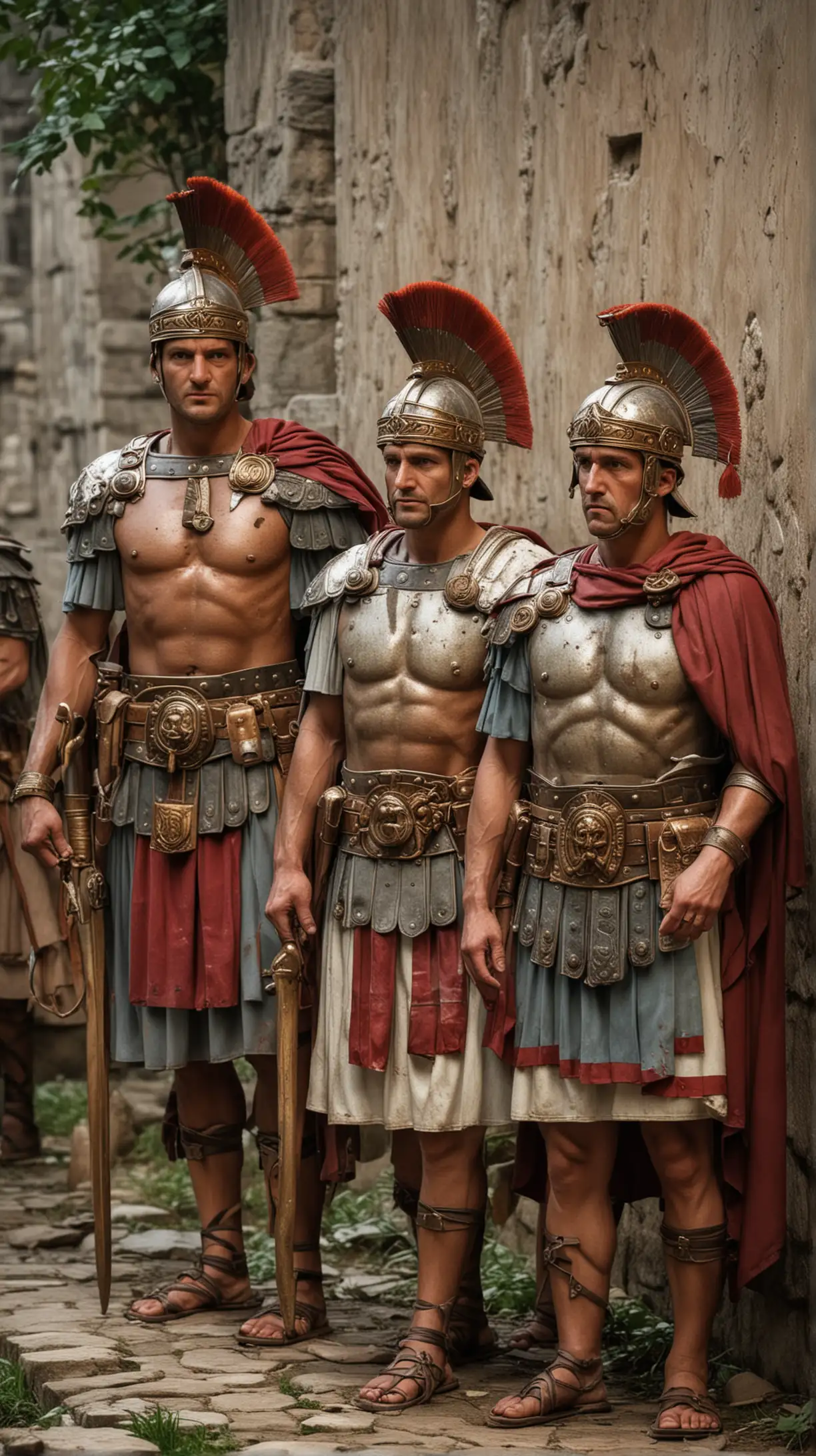 Mighty Legionnaires Marching Through Roman Empires Glorious Era