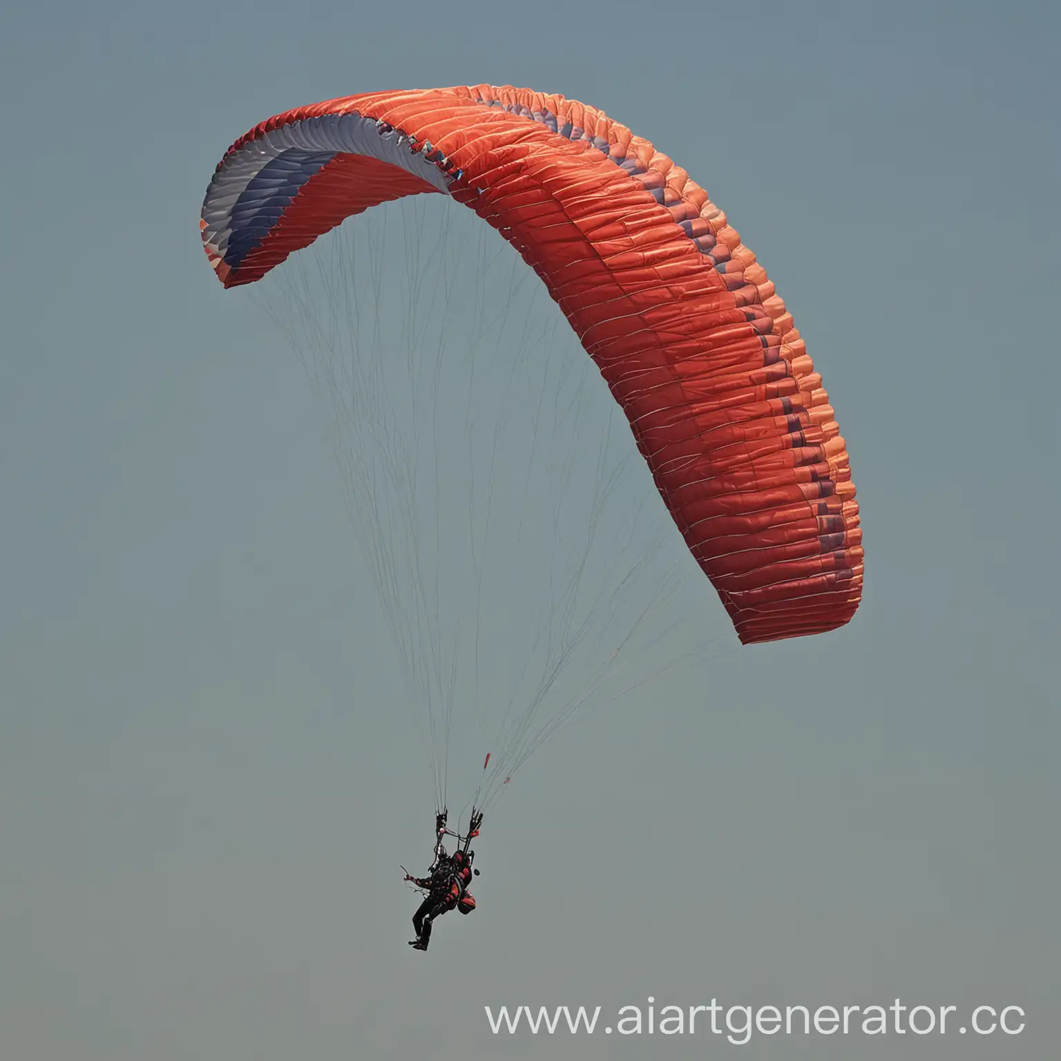 Adventurous-Paraglider-Soaring-Over-Majestic-Mountains