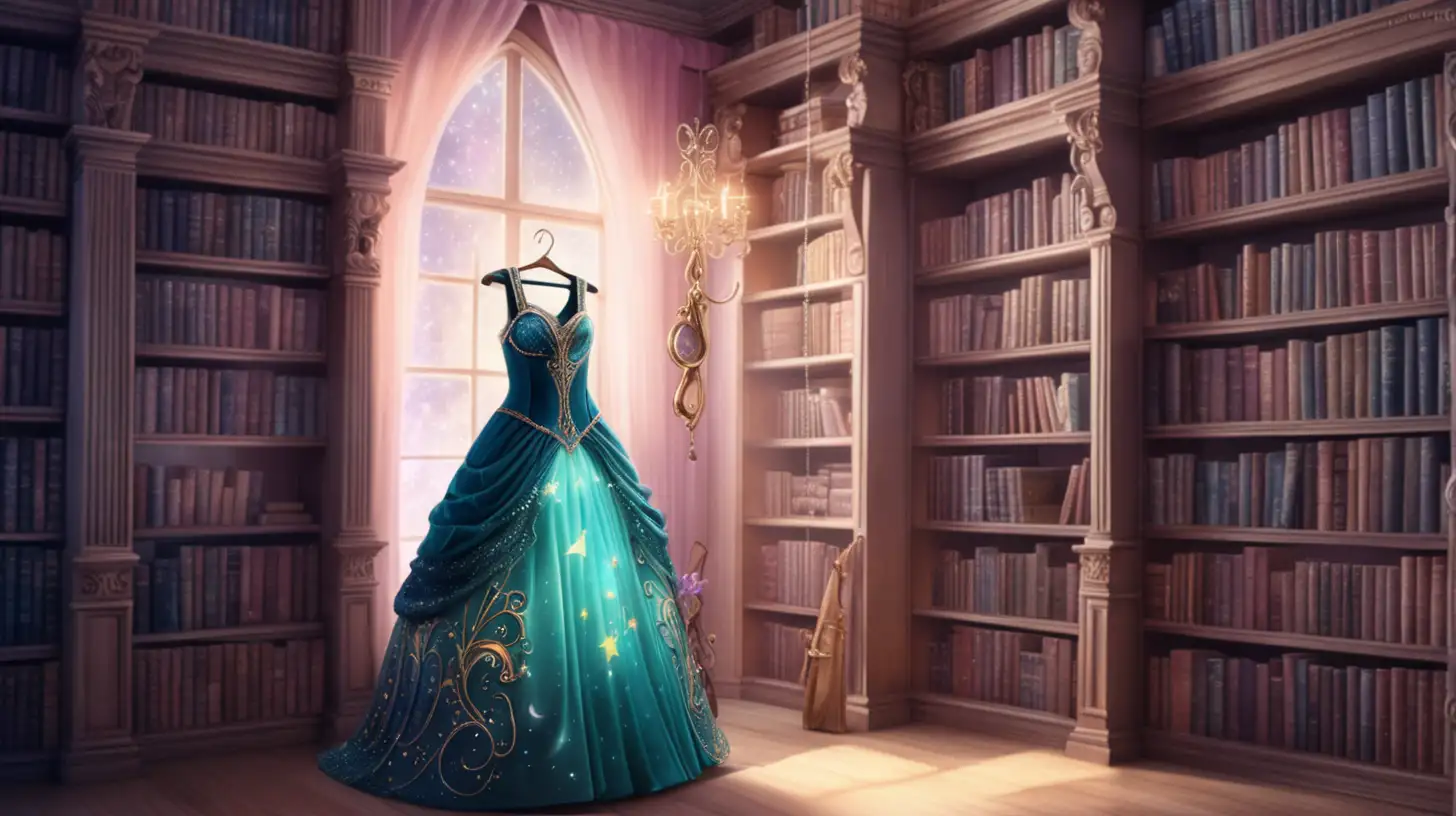 Enchanted Dress in Fairytale Library Closet