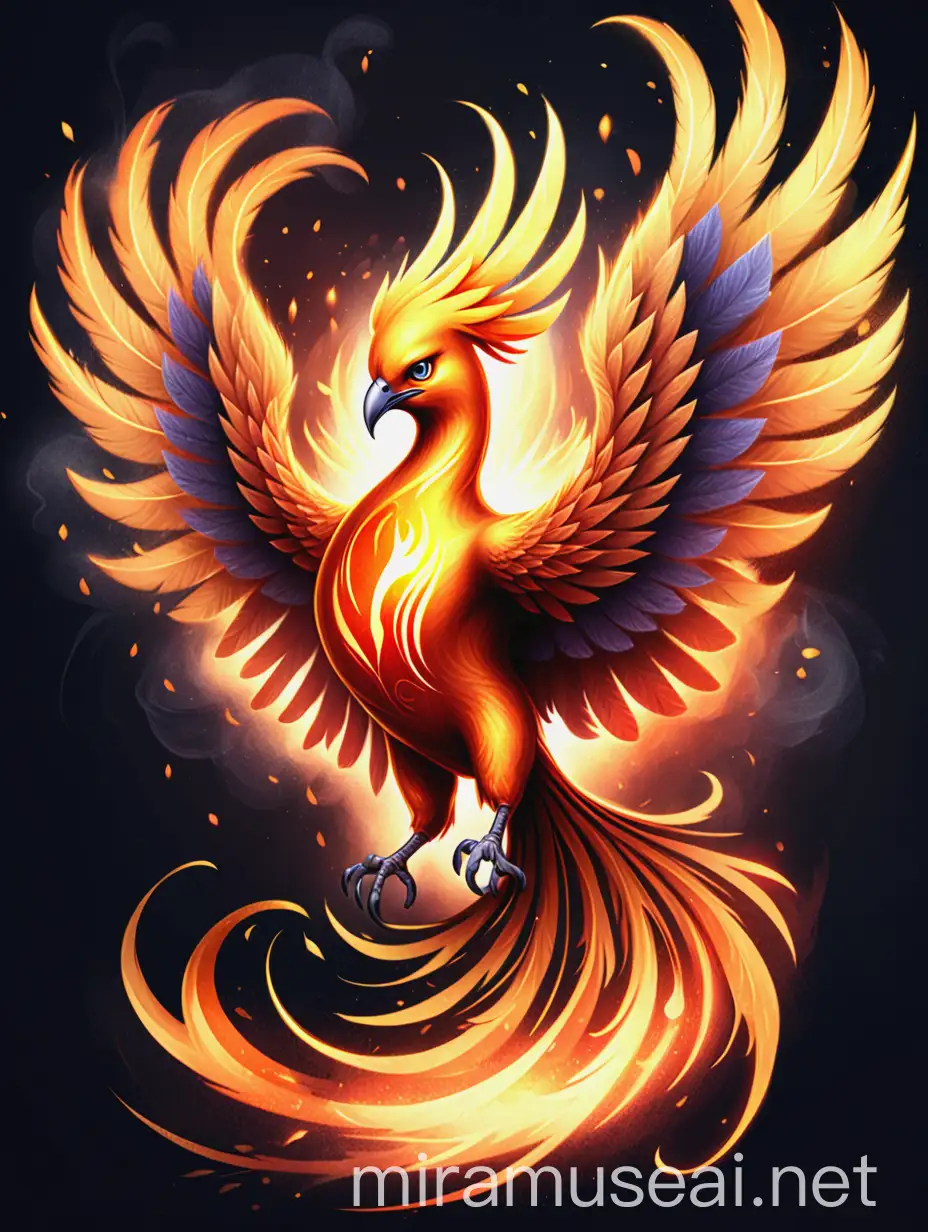 Phoenix Mac Card Symbol of Rebirth and New Beginnings