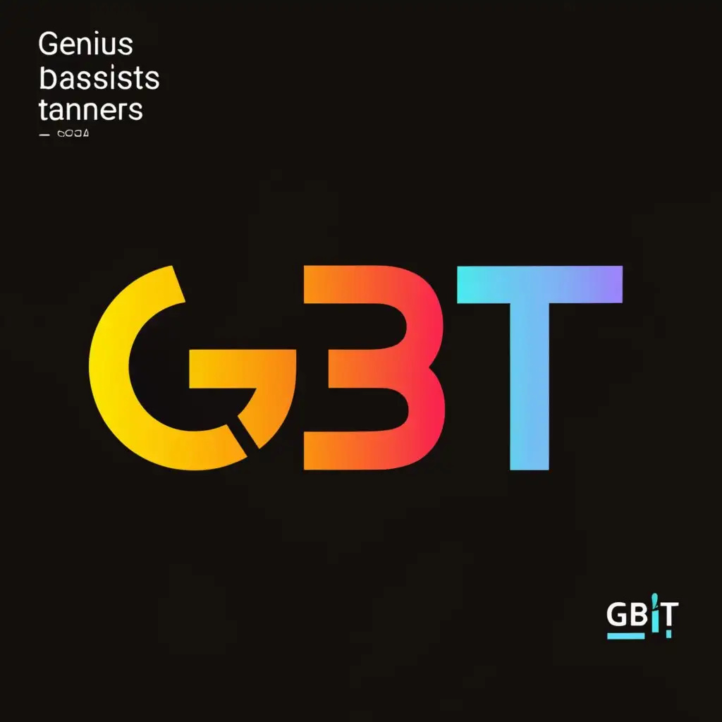 a logo design,with the text "Genius bassists tanners", main symbol:GBT,Moderate,be used in Entertainment industry,clear background