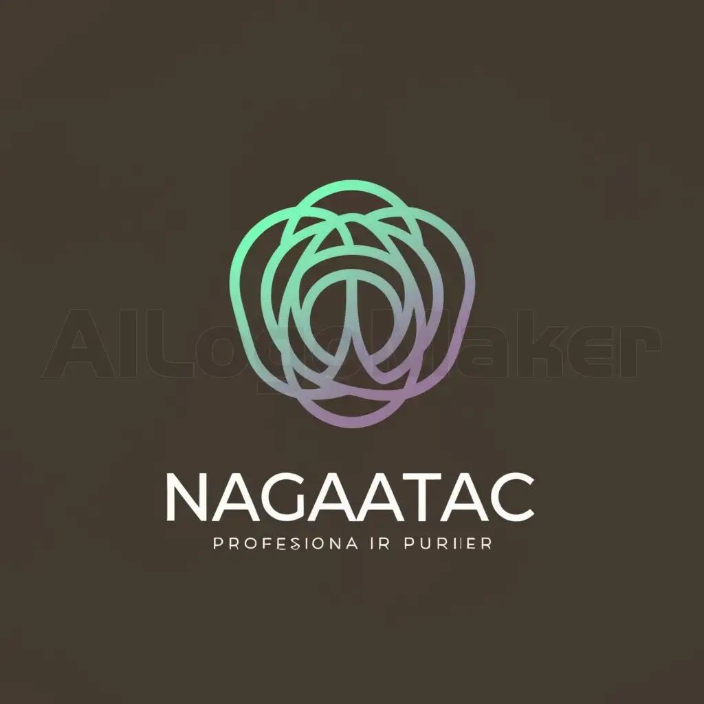 a logo design,with the text "NAGATAC", main symbol:Professional air purifier,Moderate,clear background