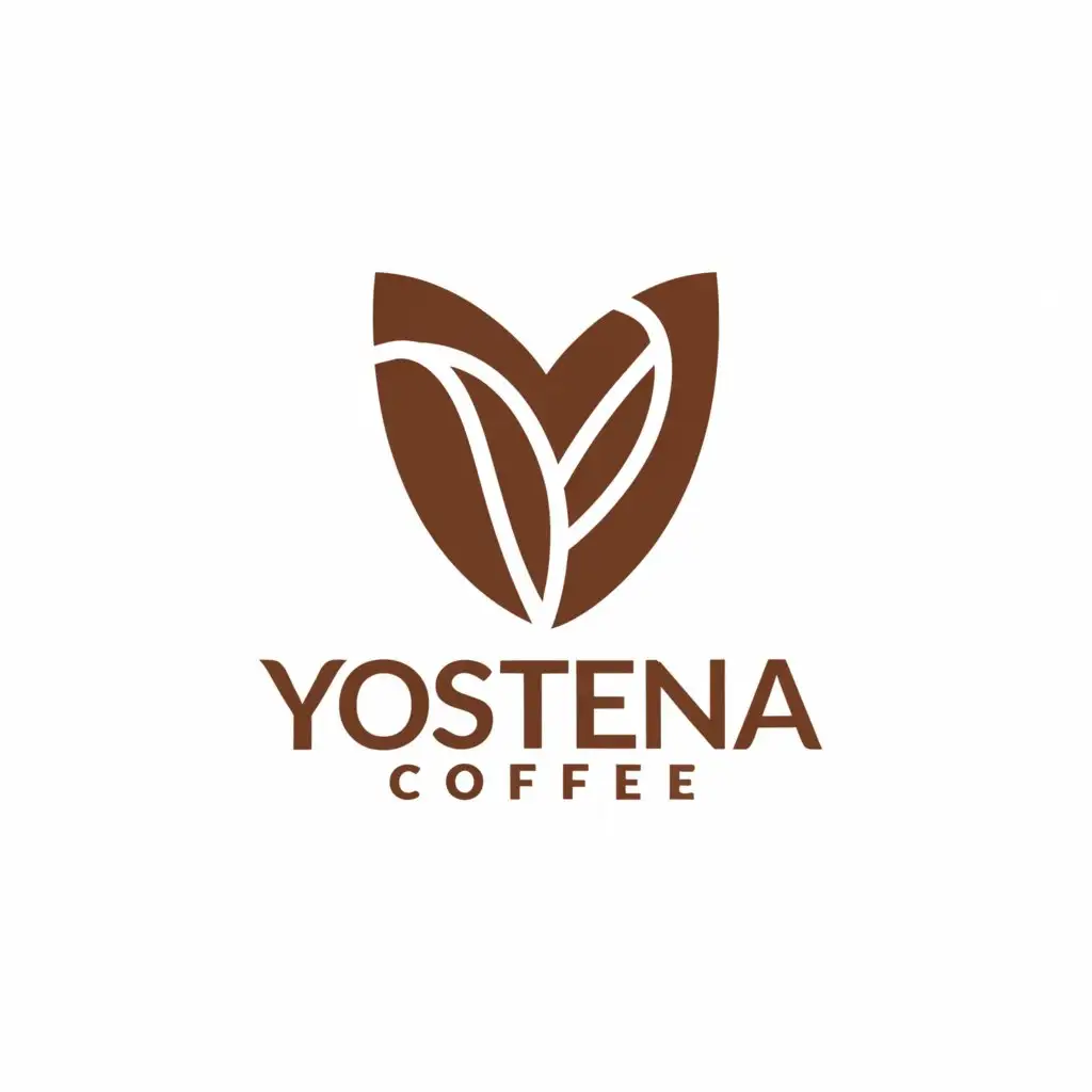 a logo design,with the text "Yostena Coffee", main symbol:Y,Moderate,be used in Restaurant industry,clear background