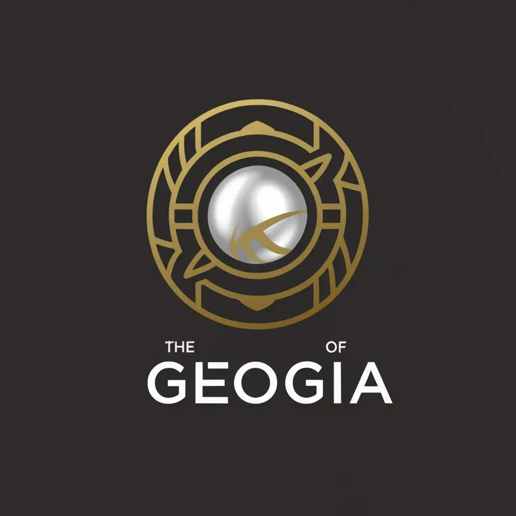 a logo design,with the text "The Pearl of Georgia", main symbol:Pearl,Moderate,be used in Travel industry,clear background