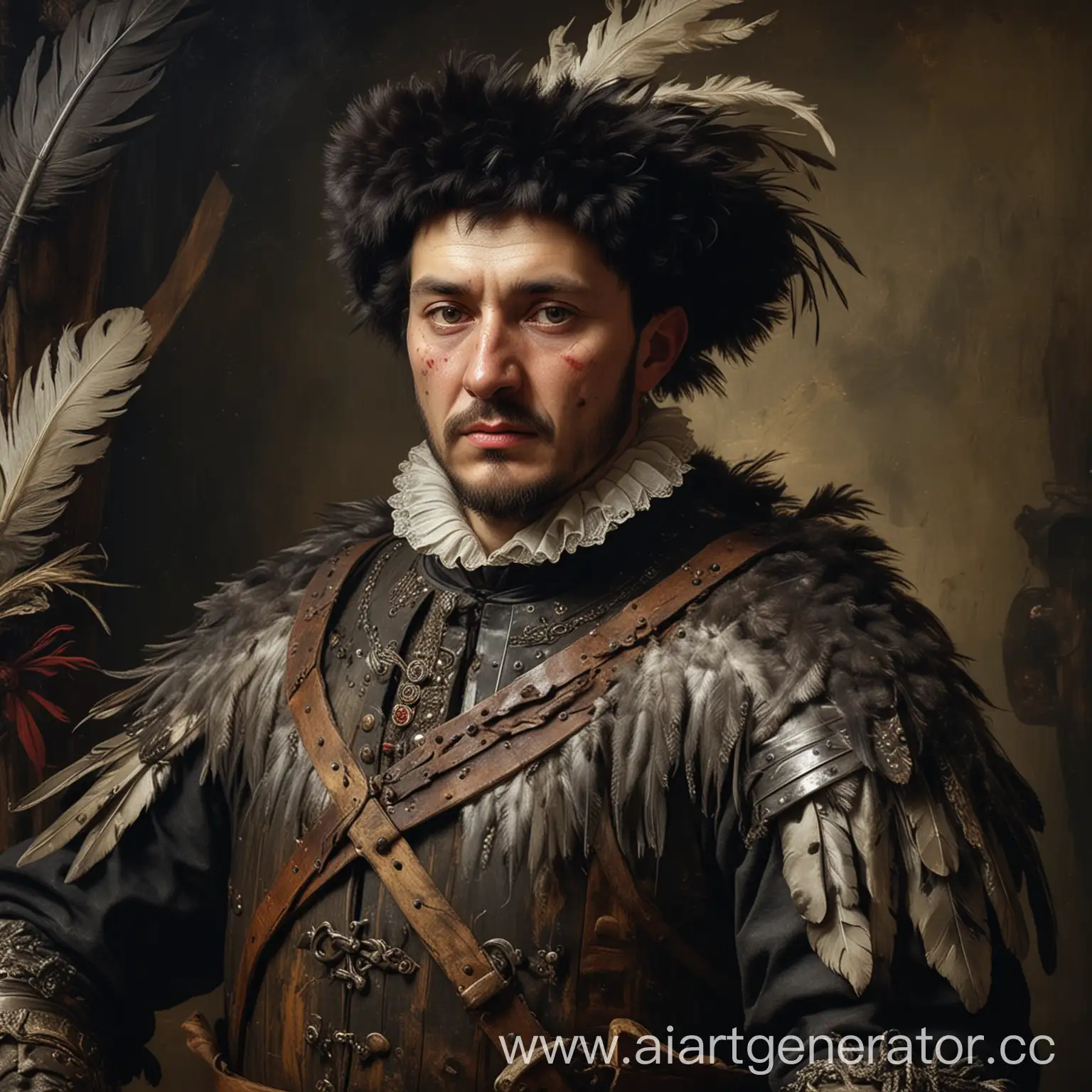 Polish-Nobleman-Mazepa-Beaten-Tarred-and-Feathered-Punishment