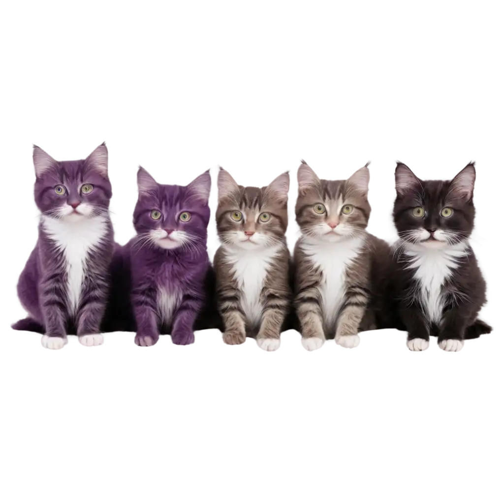Vibrant-PNG-Image-Purple-Kittens-Descending-from-the-Sky