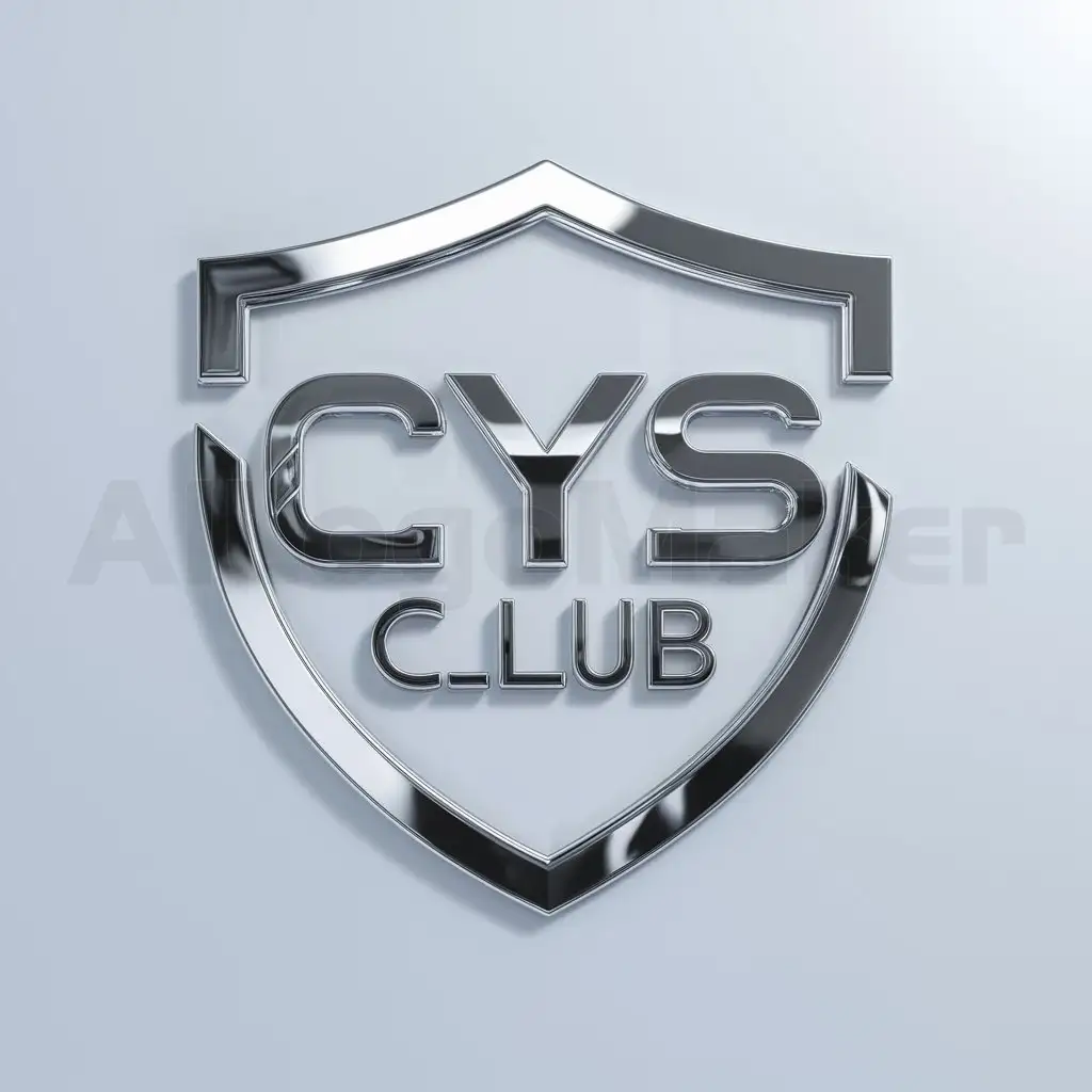 a logo design,with the text "CYBER SECURITY CLUB", main symbol:CYS CLUB,Moderate,be used in Technology industry,clear background