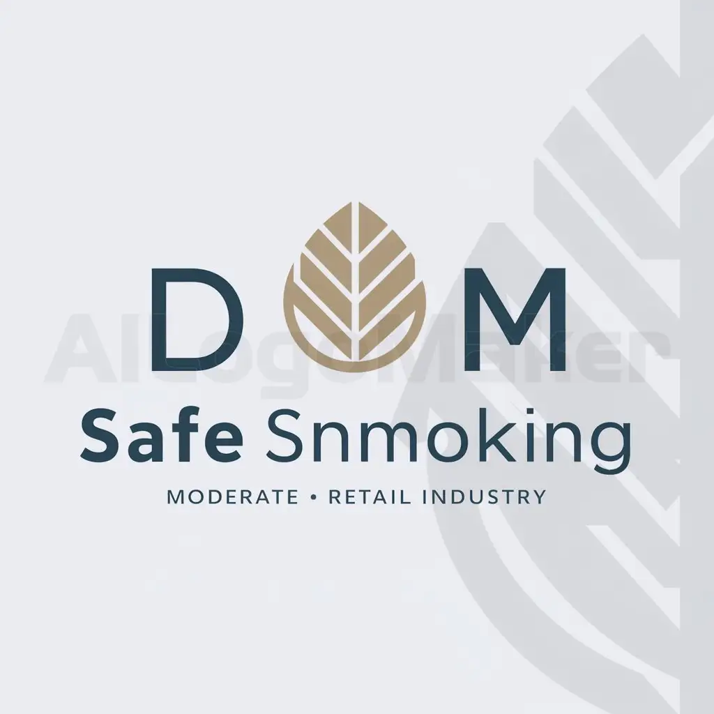 a logo design,with the text "Safesmoking", main symbol:Dym,Moderate,be used in Retail industry,clear background