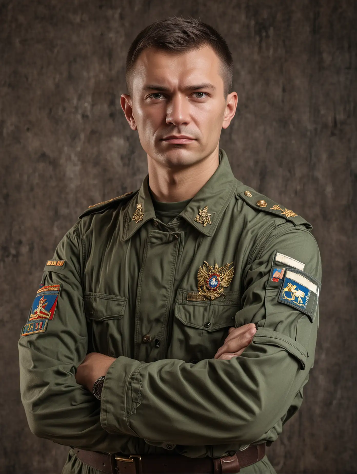 Russian-Military-Instructor-Amidst-War-Training