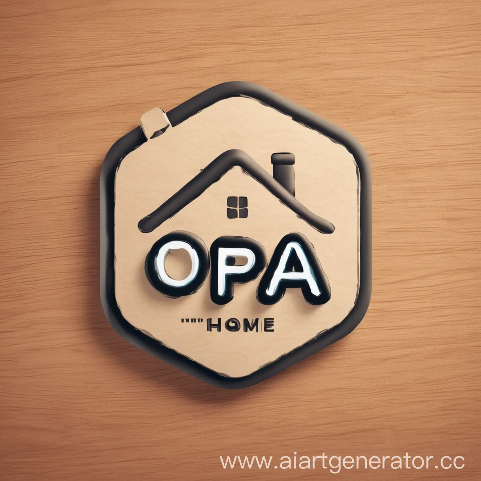 Smart-Home-Logo-Design-with-OPA-Futuristic-Technology-Symbol