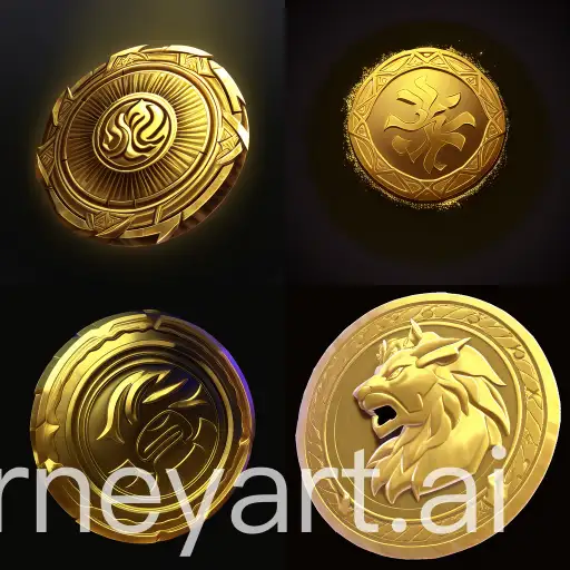 Single-Alpha-Gold-Coin-with-No-Inscription