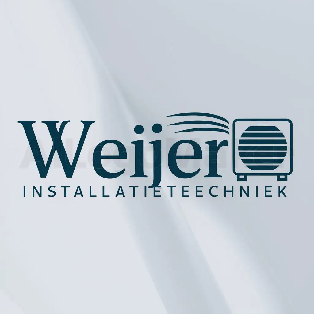 LOGO-Design-for-Weijer-Installatietechniek-Professional-Airconditioning-Services-with-Clear-Background