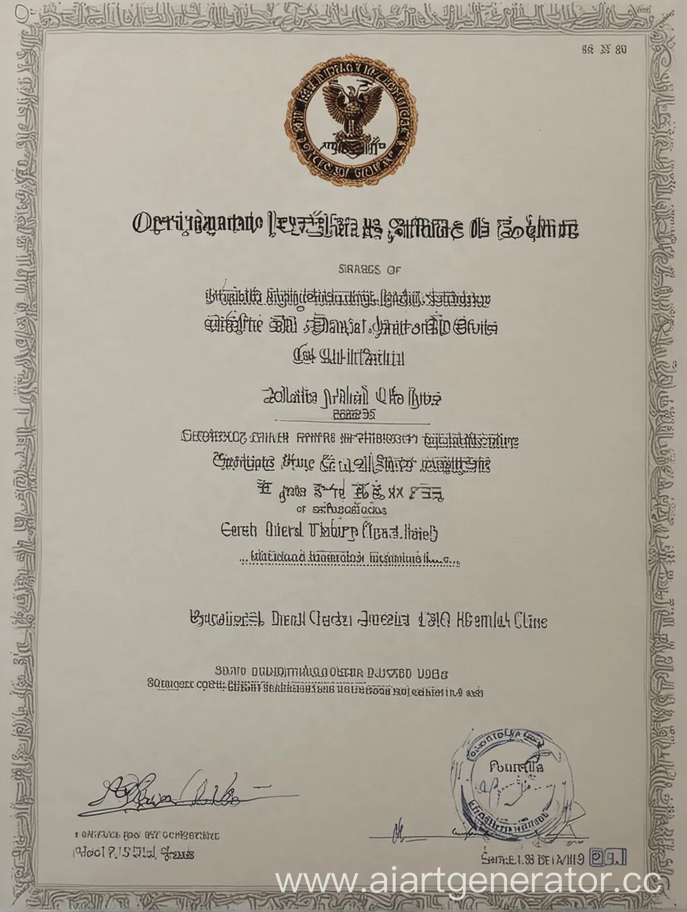 сертификат государственного образца для оборудования в стоматологической клиники