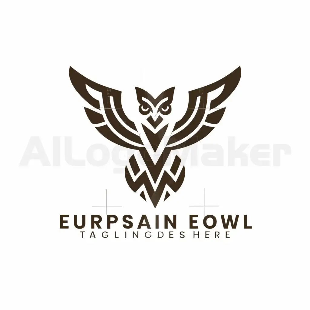 a logo design,with the text "VIRTUE", main symbol:letter V with eyes and ear of Eurasian eagle owl,Minimalistic,be used in Others industry,clear background