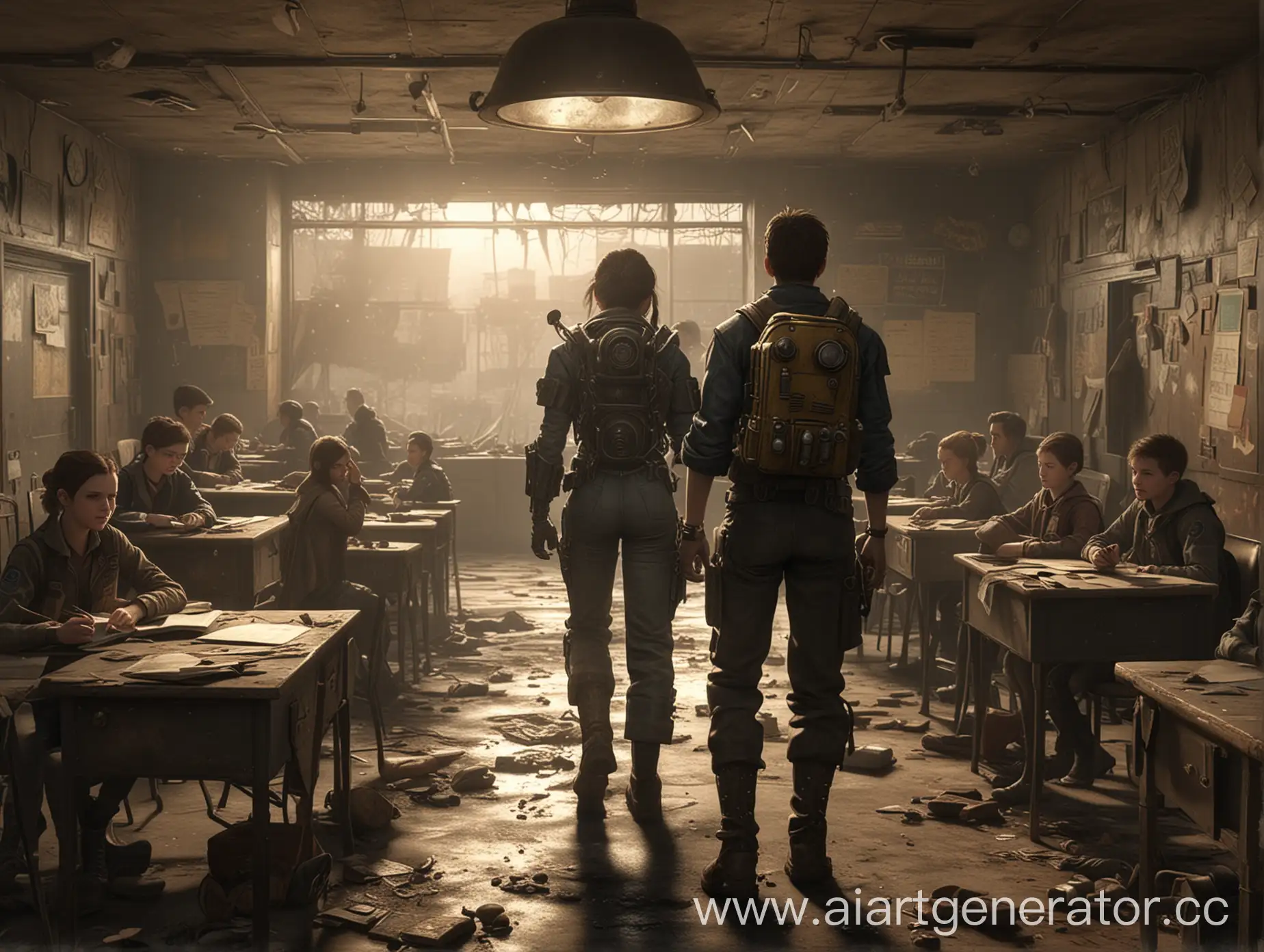 PostApocalyptic-School-Farewell-Last-Bell-Ringing-in-the-Fallout-Universe