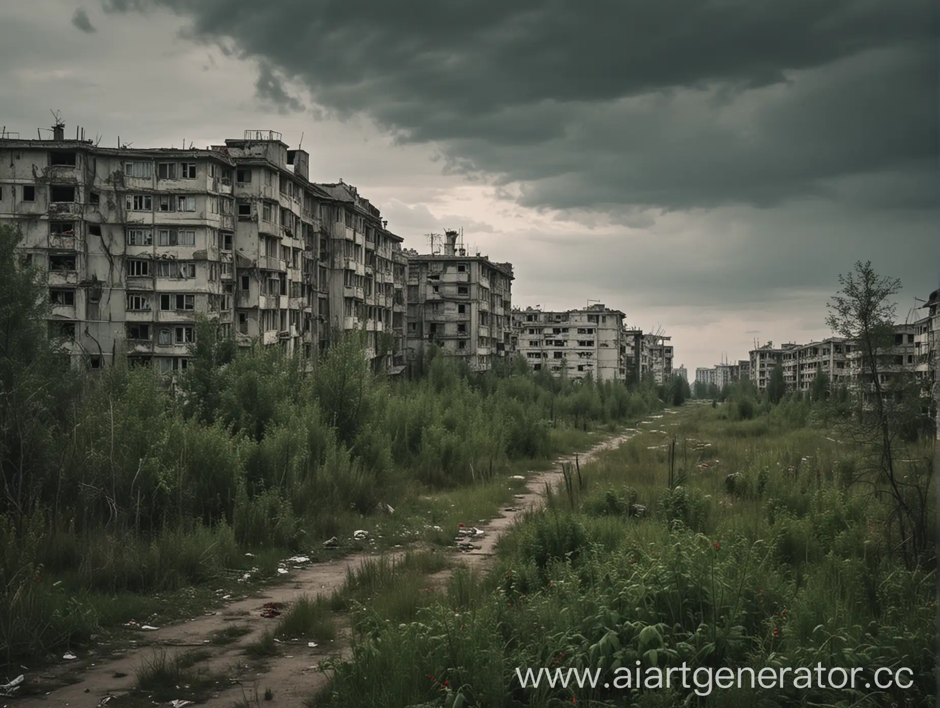 Город Иловля Россия апокалипсис орды зомби и заросшая цивилизация