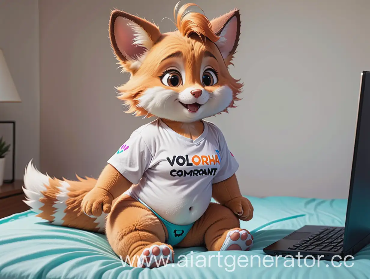 Furry-Playing-Computer-Game-Valorant-in-Diapers-Shirt-Says-Dasha