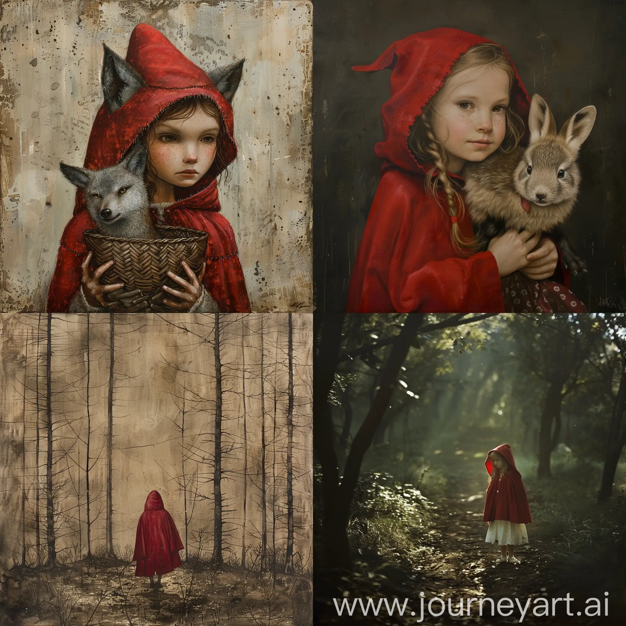 Little-Red-Riding-Hood-in-Enchanted-Forest