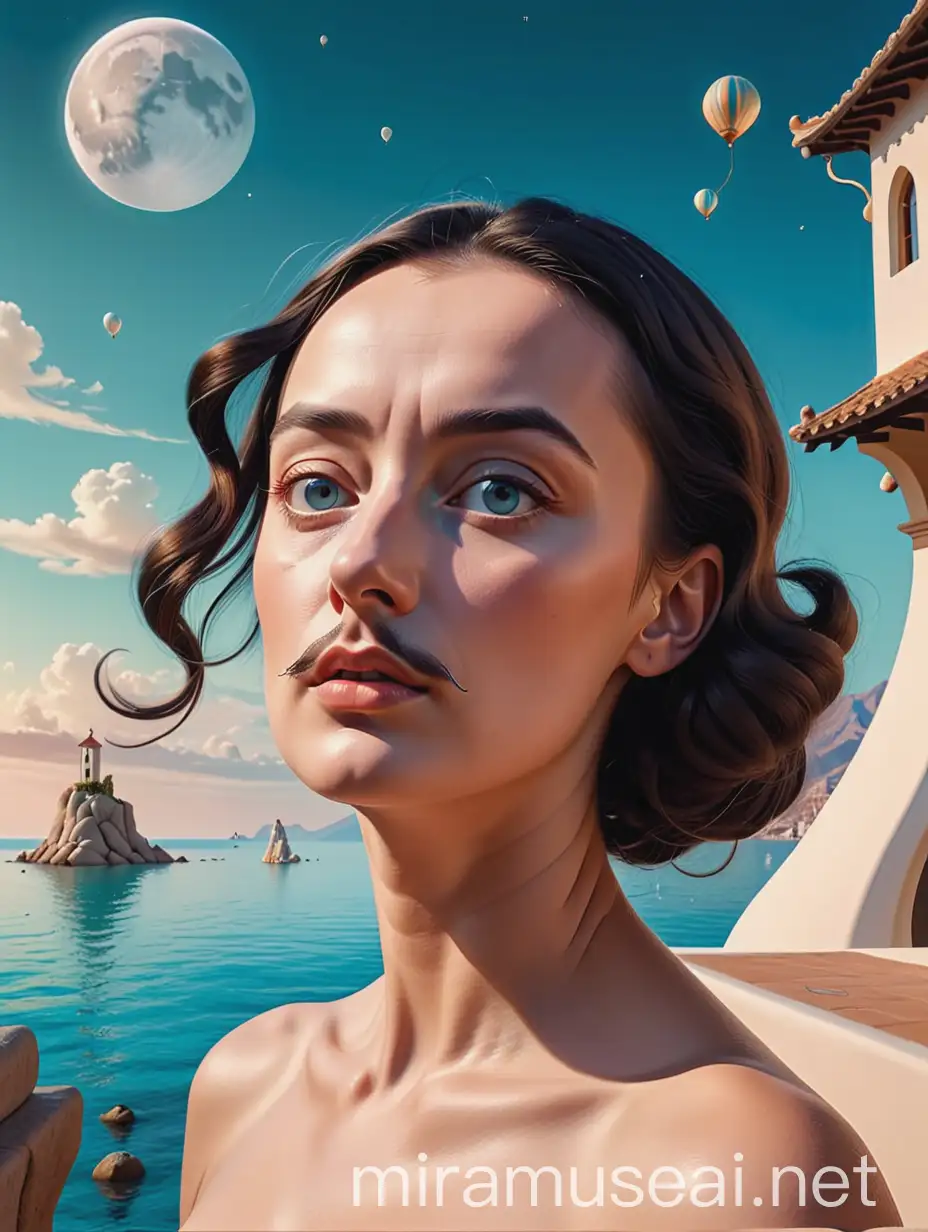 Surrealistic Landscape Painting by AI Artist in 8K Resolution