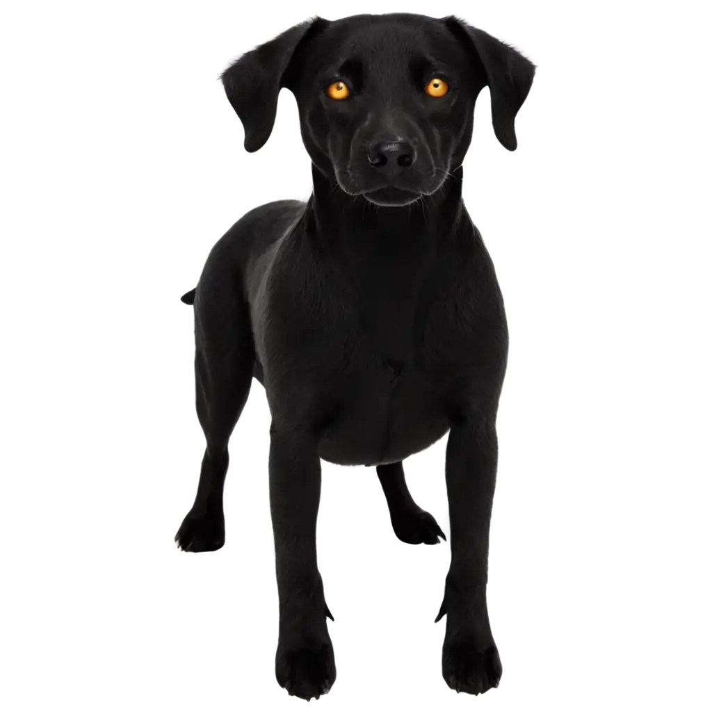 HighQuality-PNG-Image-of-a-Black-Dog-Stunning-Visuals-for-Diverse-Applications