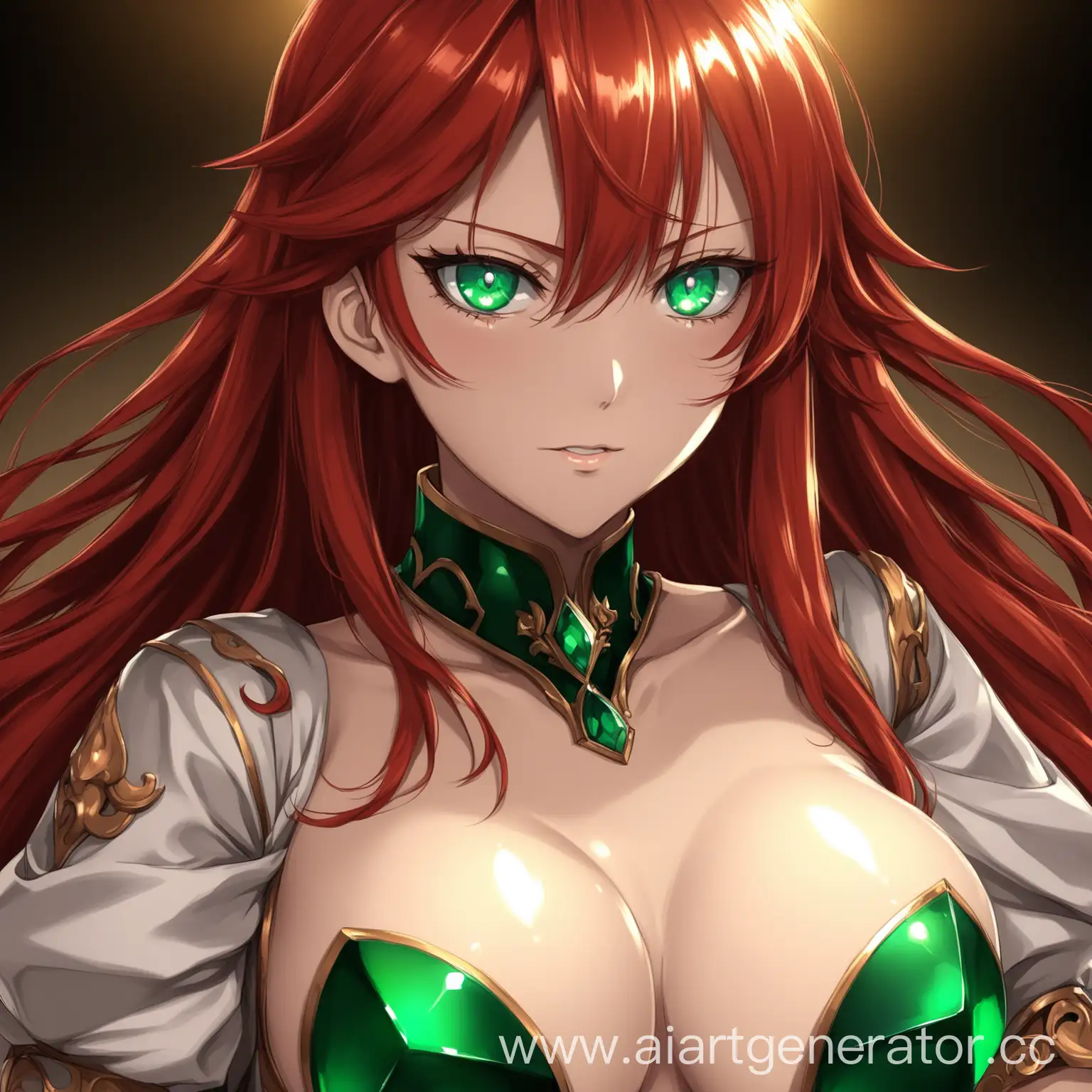 Anime-Dominant-Girl-with-Red-Hair-and-Emerald-Eyes