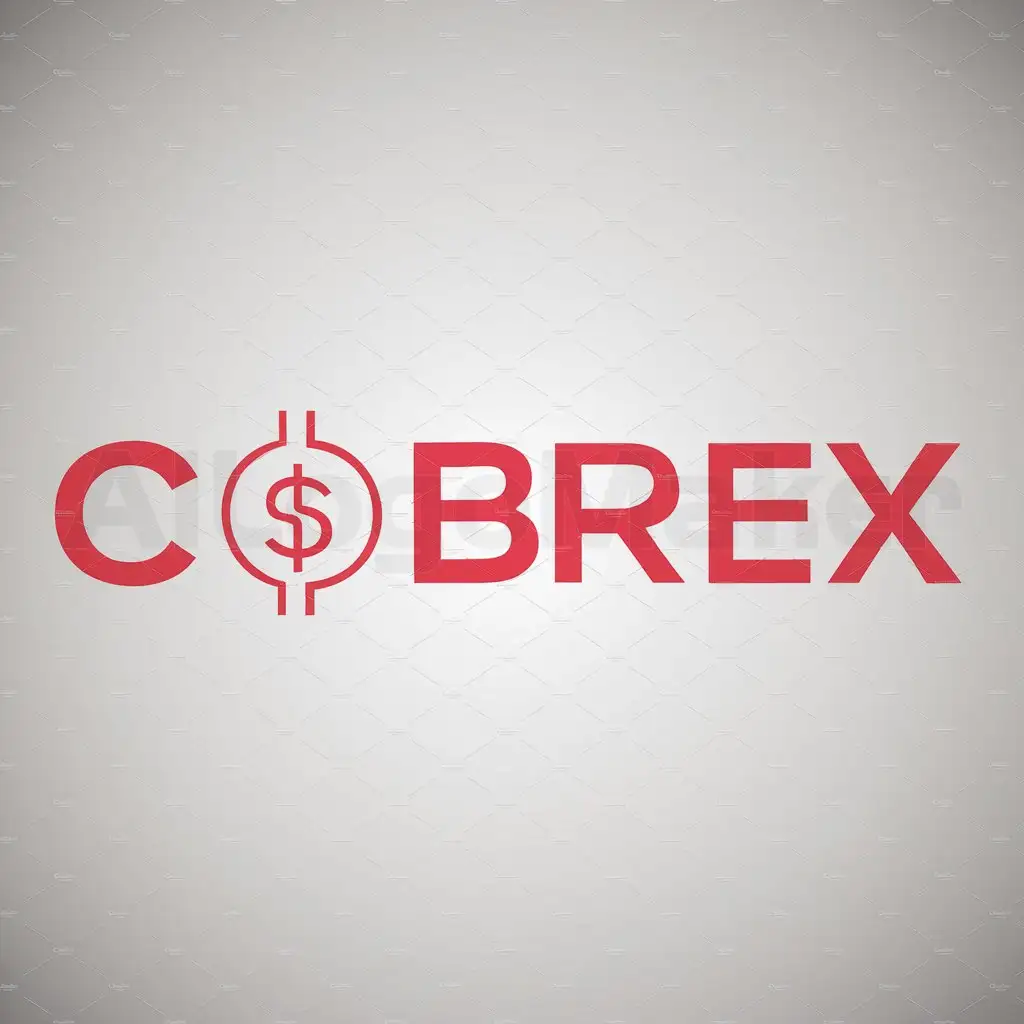 a logo design,with the text "CobreX", main symbol:Un signo peso,Minimalistic,be used in Technology industry,clear background