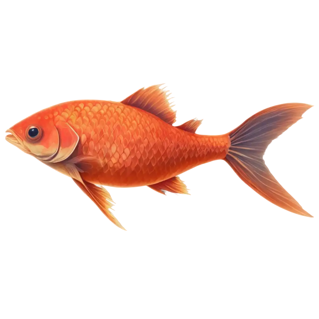 2d anime style fish